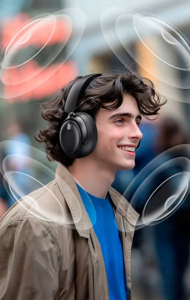 Беспроводные накладные наушники Wiwu Elite Wireless Headset (with ANC) TD-10 (4)