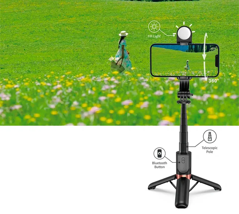 Монопод-трипод Wiwu Mini Selfie Stick Si-SE011 (2)
