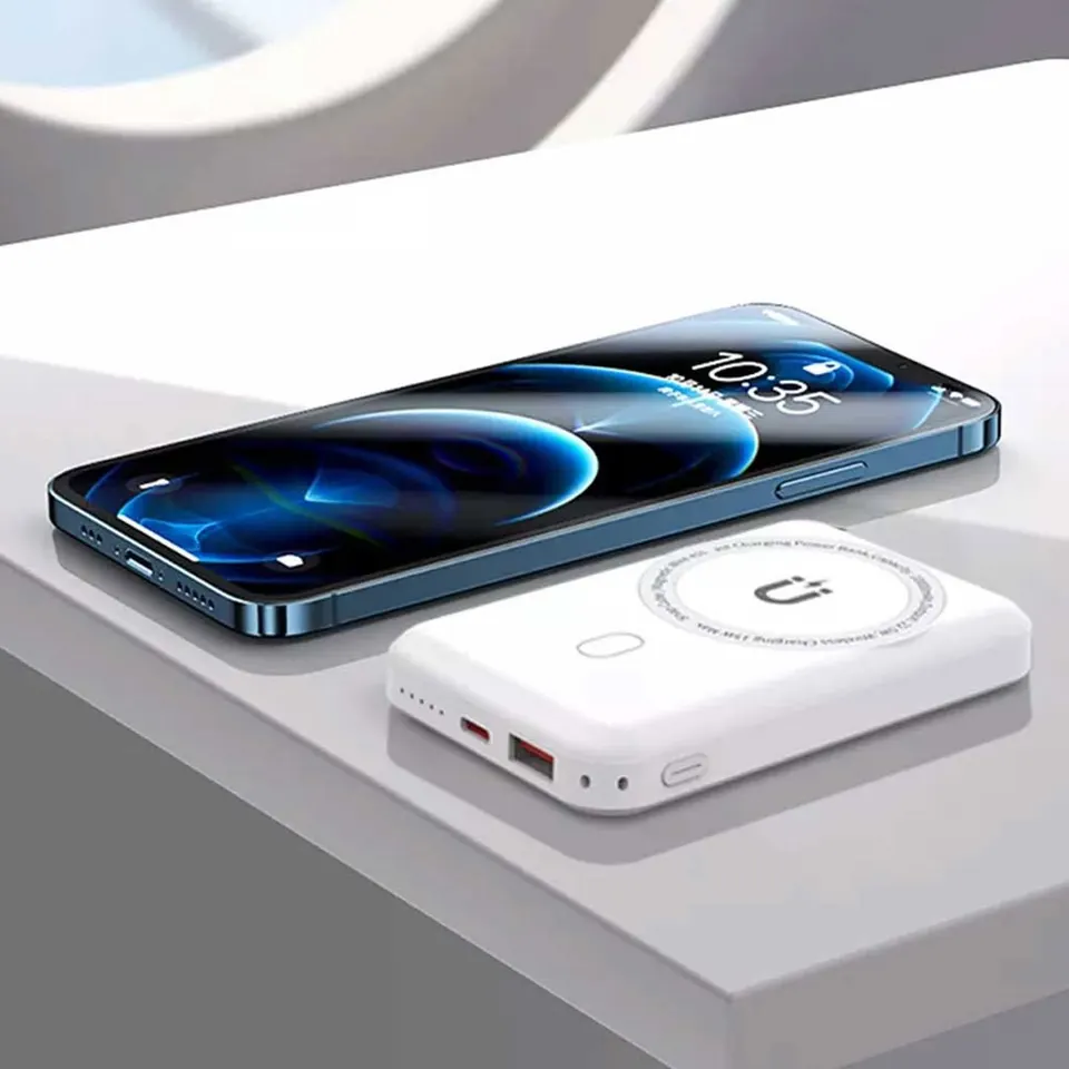 Внешний аккумулятор Wiwu Snap Cube Magnetic Wireles Power Bank (3)