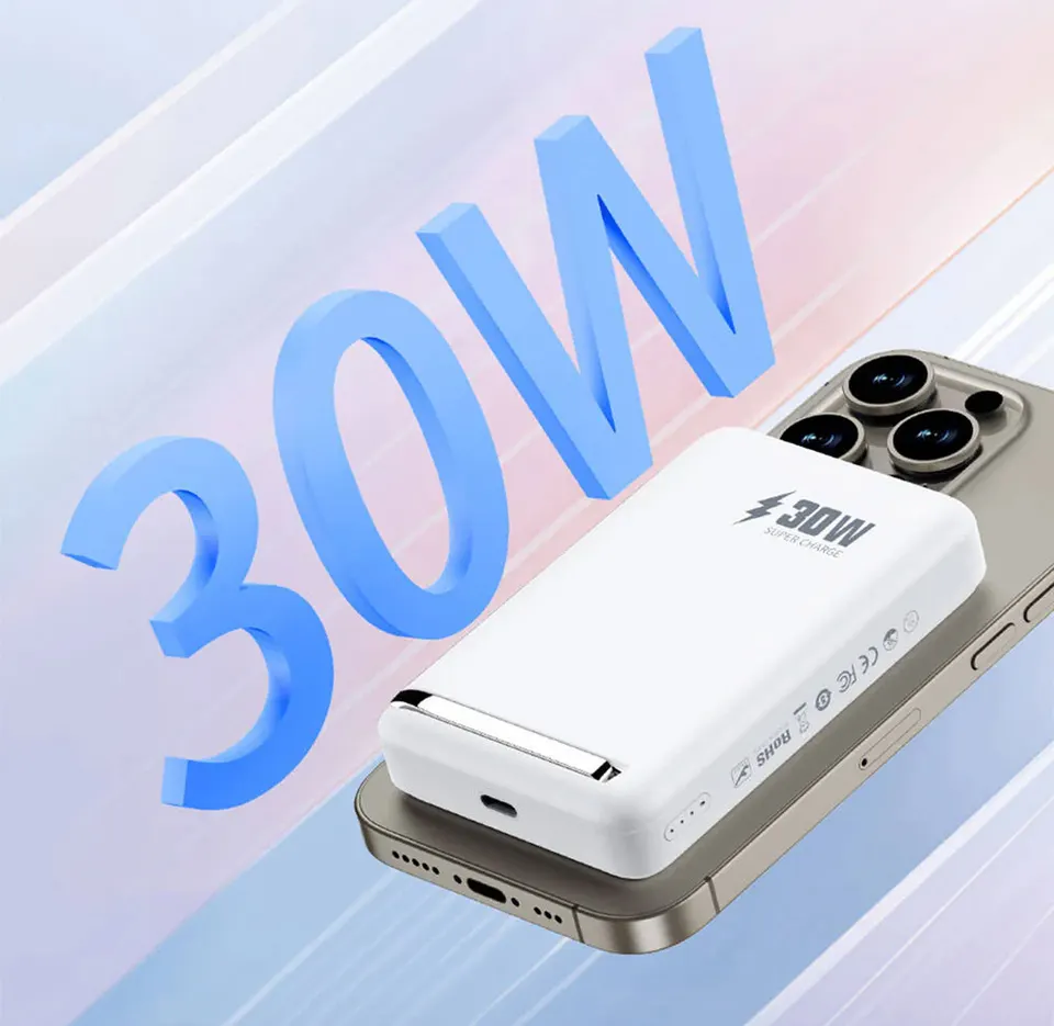 Внешний аккумулятор Wiwu Magnetic Power Bank 10000mAh (4)