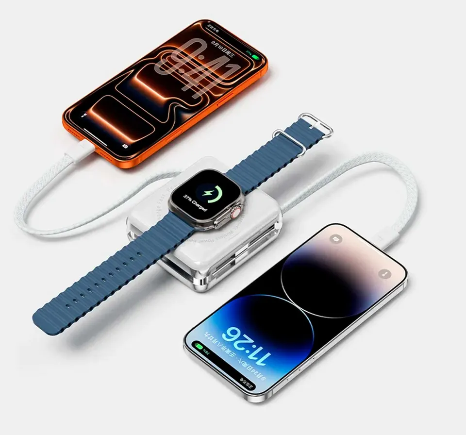 Внешний аккумулятор Wiwu 3 in 1 Mag plus Power Bank XF17 (2)