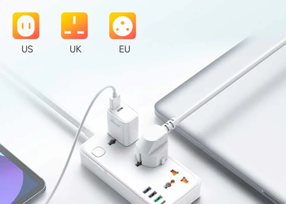 Удлинитель Wiwu Cube Multiple Function GaN Power Strip Wi-S005 (4)
