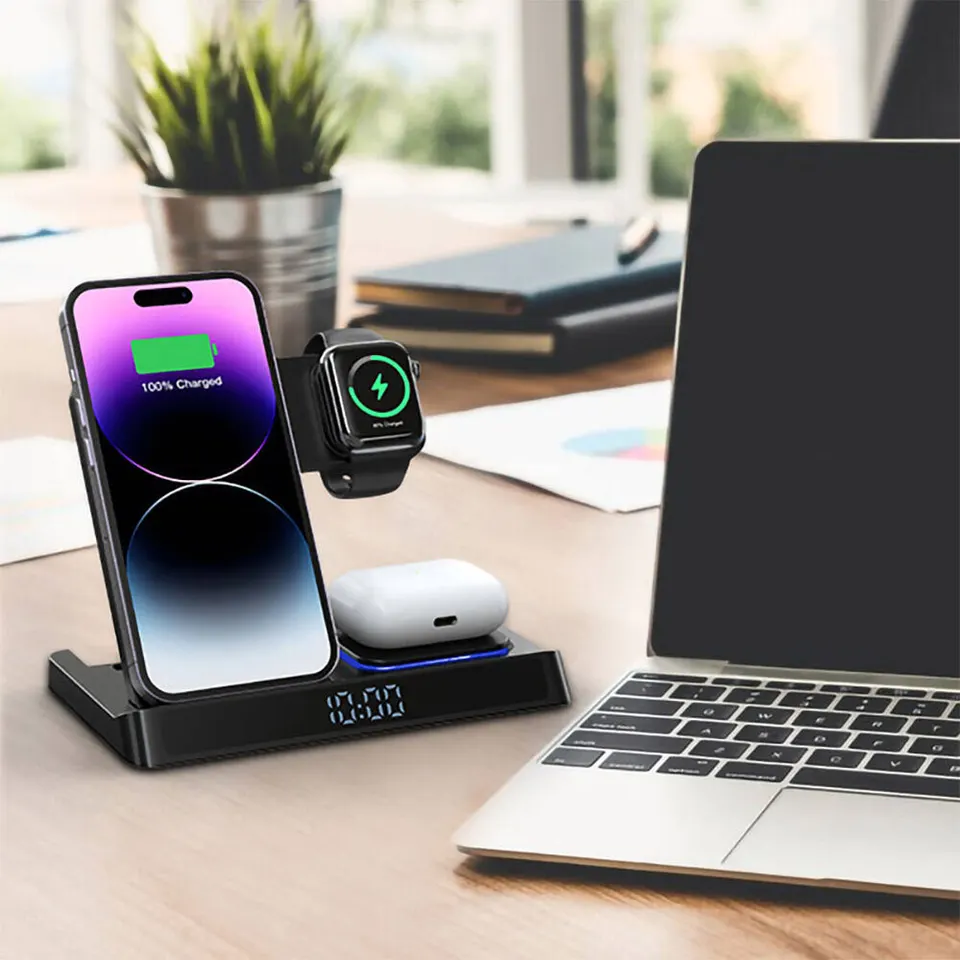 Беспроводное зарядное устройство Wiwu Power Air 5 in 1 Wireles Charger (2)