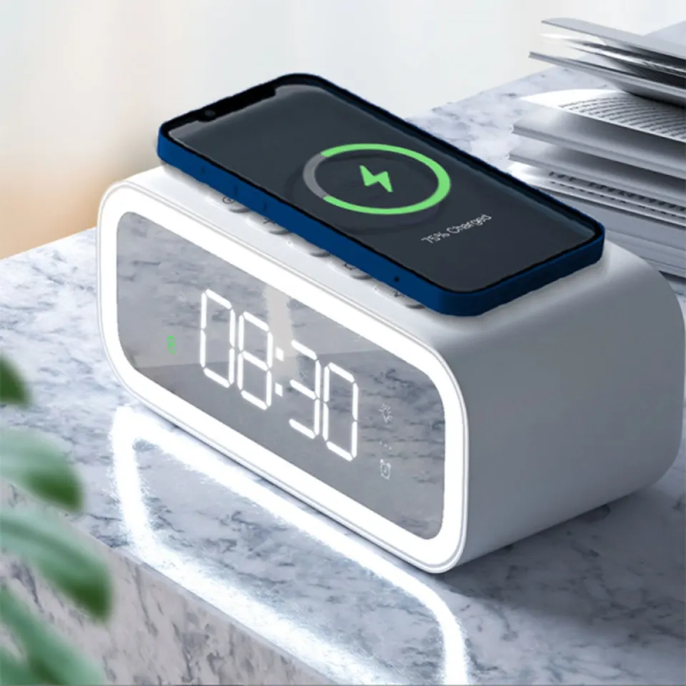 Часы с беспроводной зарядкой Wiwu Time Wireles Charger Wi-W015 (2)