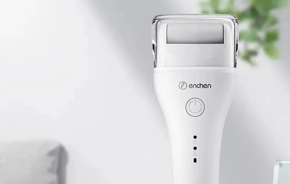 Электрическая роликовая пилка для ног и педикюра Enchen Rock Electric Foot Callus Remove (4)