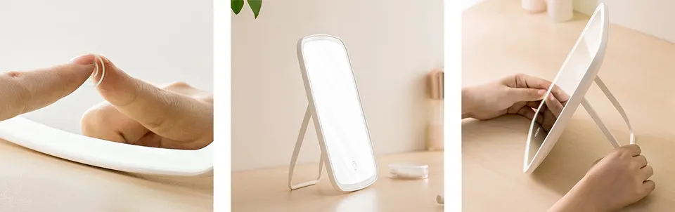 Зеркало для макияжа Jordan Judy Tri-color Led Makeup Mirror (NV505) (4)