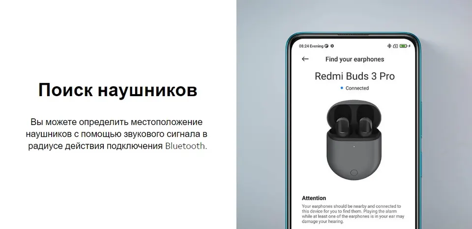 Беспроводные наушники Xiaomi Redmi Buds 3 Pro (17)