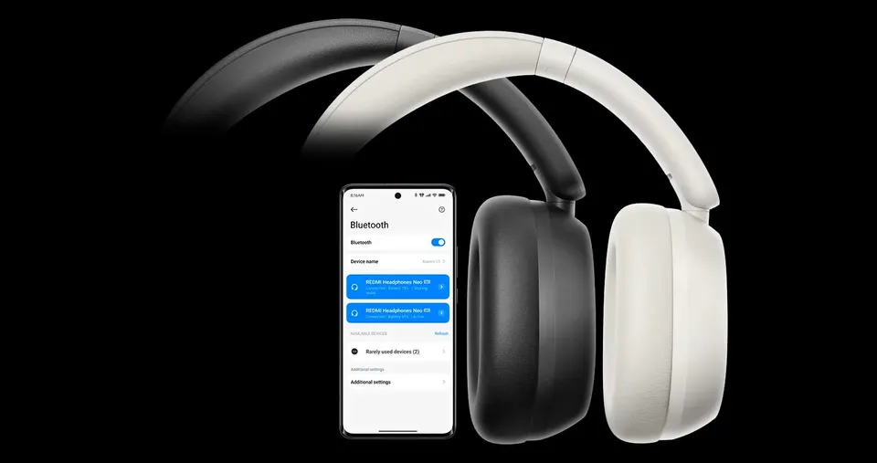 Беспроводные накладные наушники Xiaomi Redmi Headphones Neo (13)