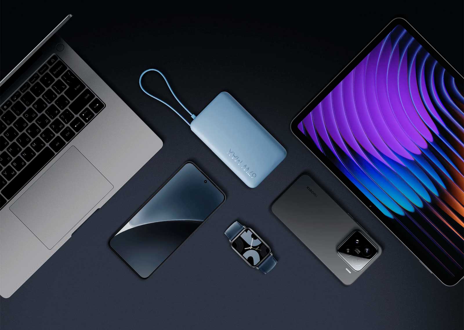 Внешний аккумулятор Xiaomi Power Bank 10000 mAh 67W (5)