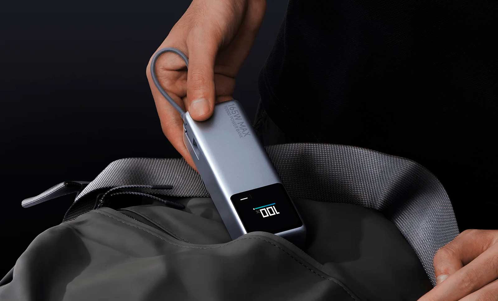 Внешний аккумулятор Xiaomi Power Bank Built-In Cable 165W (10)