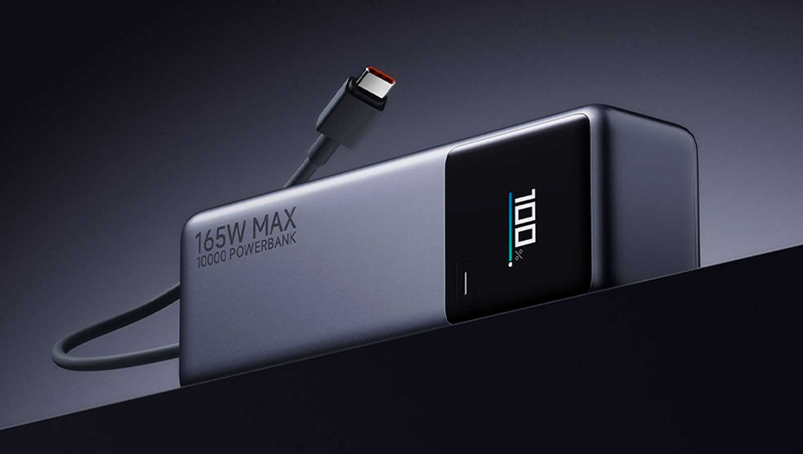 Внешний аккумулятор Xiaomi Power Bank Built-In Cable 165W (1)
