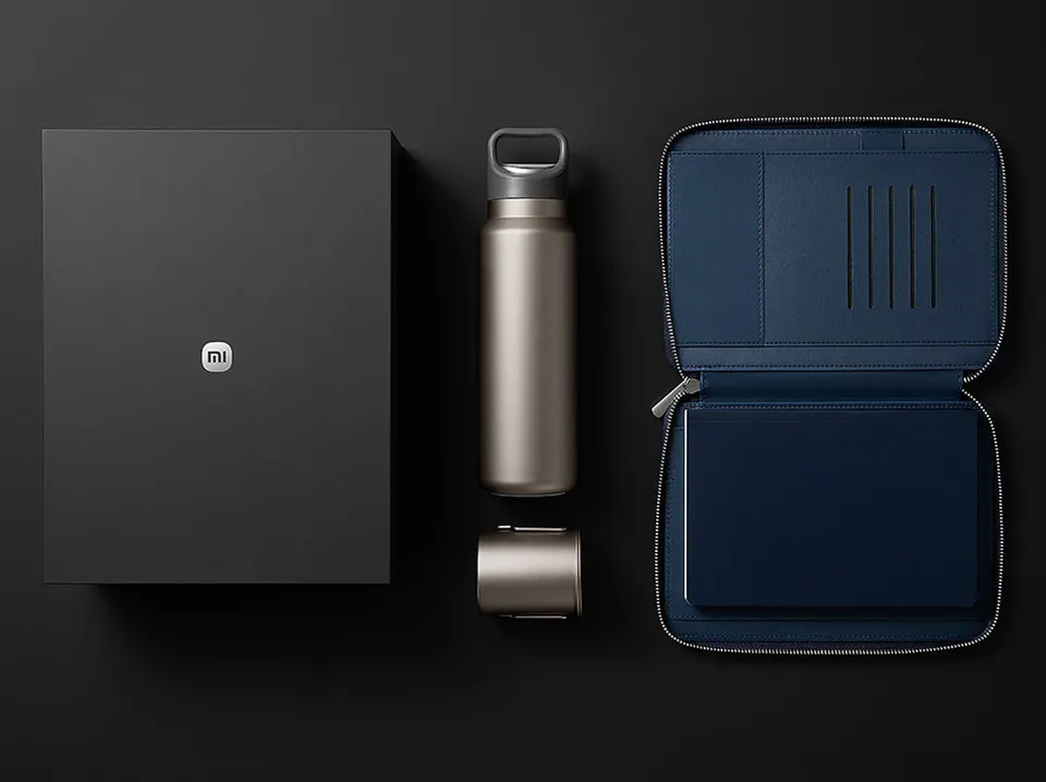 Подарочный набор Xiaomi (блокнот,термос,кружка) (2)