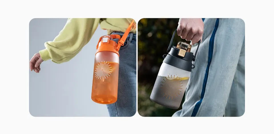 Спортивная бутылка для воды Xiaomi Custom Sports Bottle 1400 мл (3)