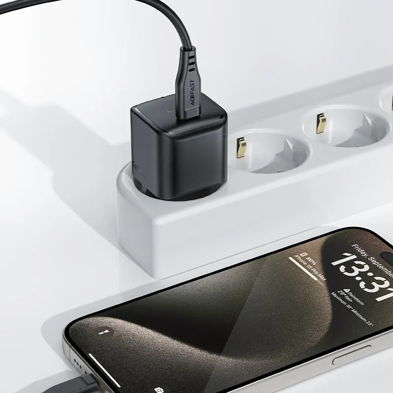 Зарядное устройство Acefast A77 mini PD30W GaN USB-C (1)