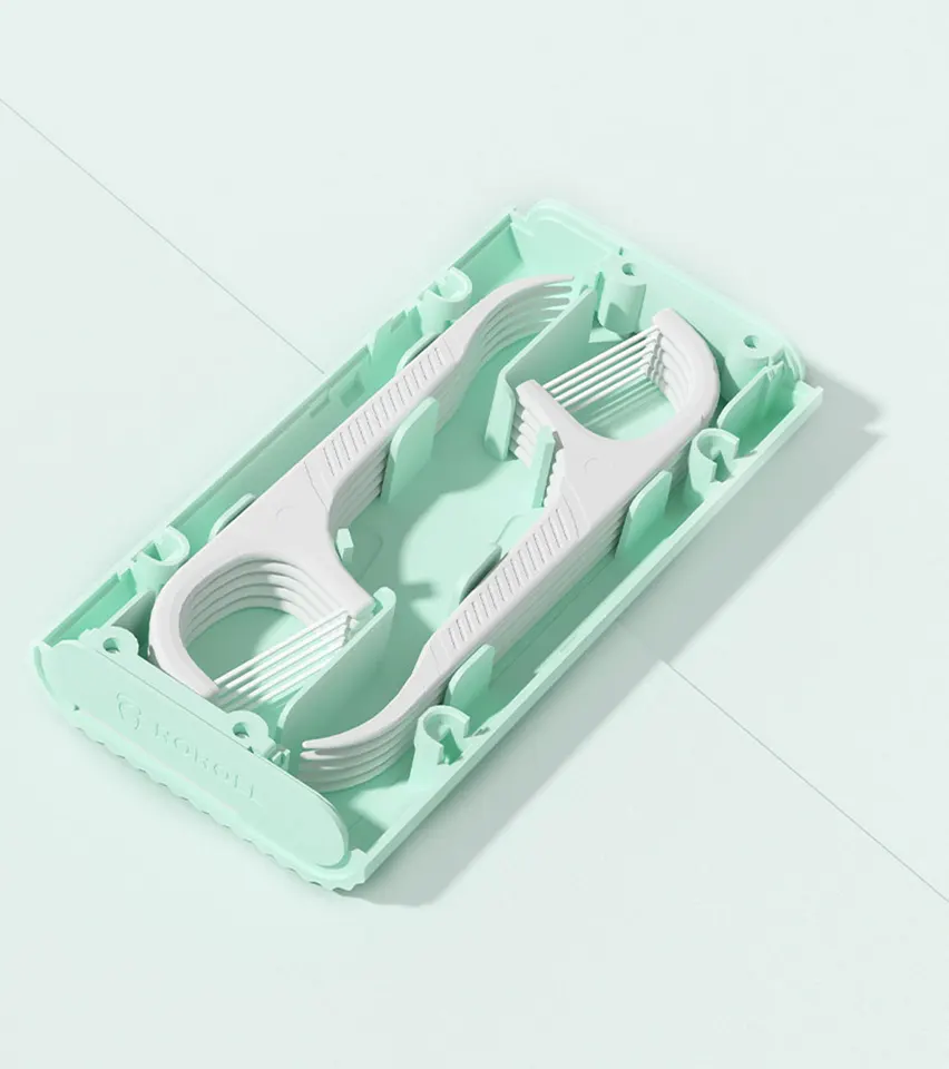 Зубочистки с зубной нитью Roroll Portable Automatic Dental Floss Box (10шт) (2)
