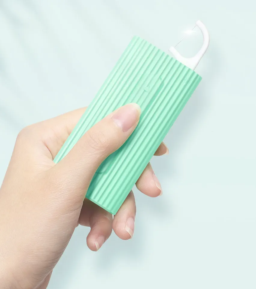Зубочистки с зубной нитью Roroll Portable Automatic Dental Floss Box (10шт) (3)