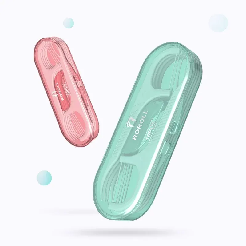 Зубочистки с зубной нитью Roroll (10шт) (2)