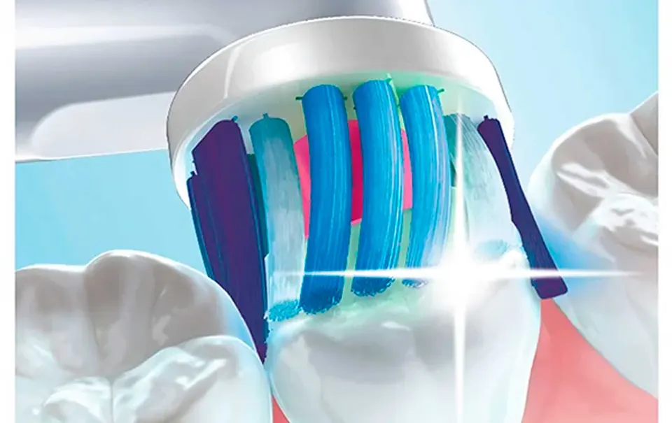 Электрическая зубная щётка Oral-B вращающаяся, с зарядной базой (D100) (1)