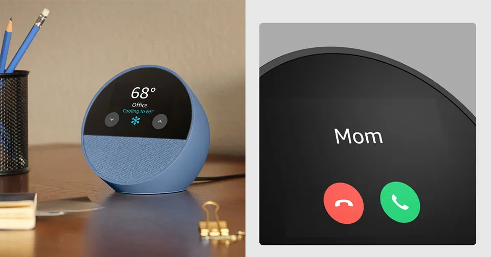 Беспроводная колонка Amazon Speaker Echo Spot (7)