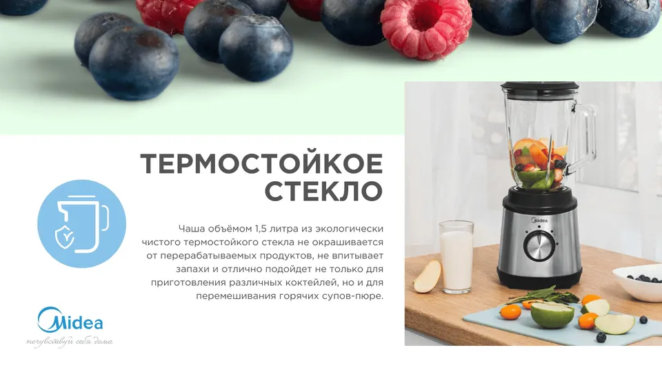 Блендер стационарный Midea (MK-BL6006W) (3)