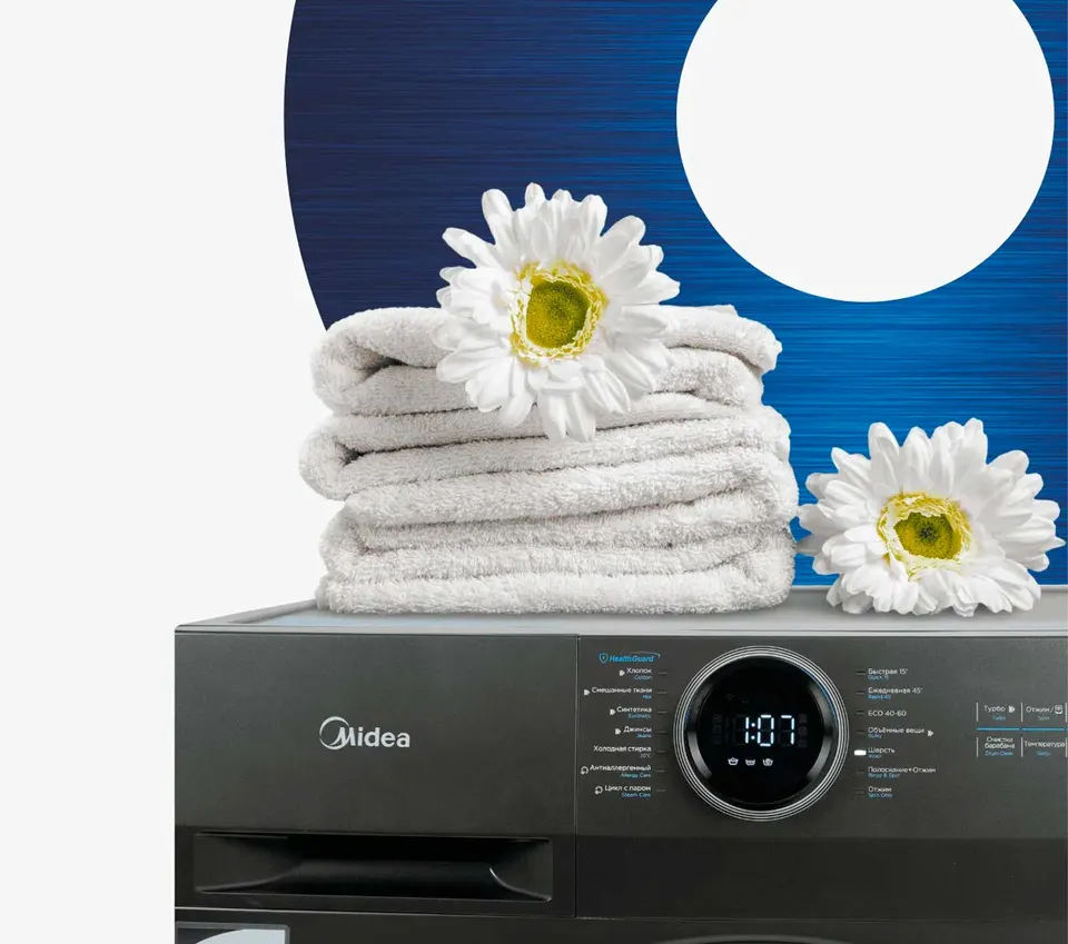 Стиральная машина 9kg Midea (MF200W90WB/T-C) (2)