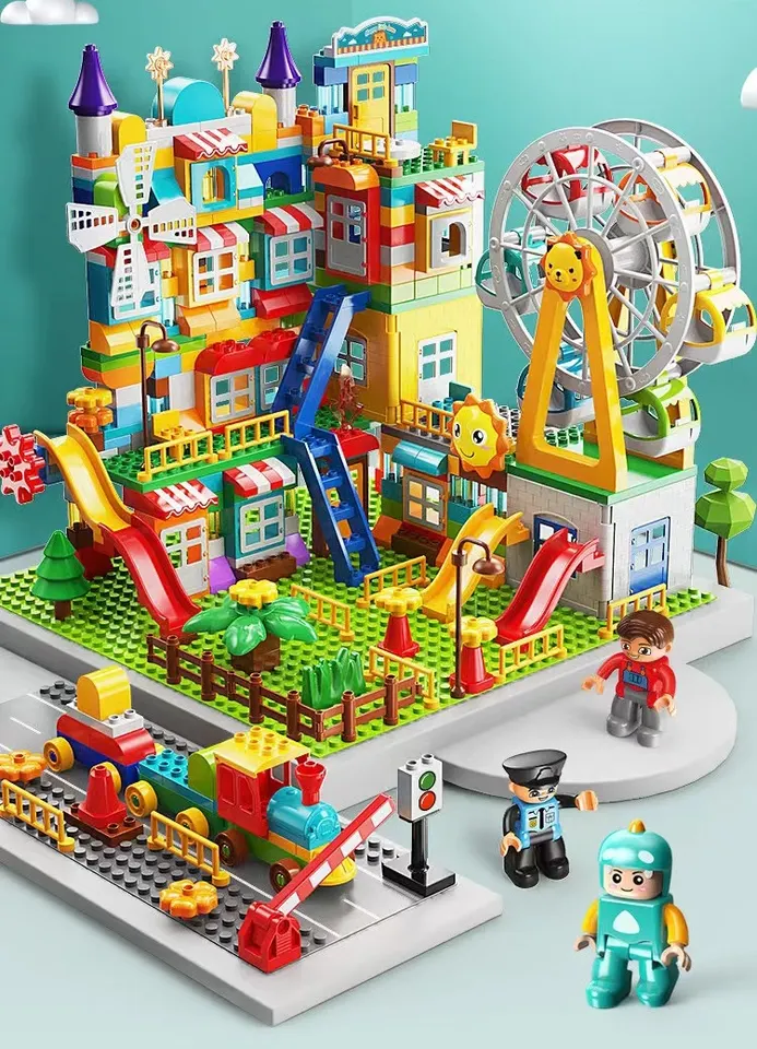 Детская игрушка Feelo Bulding Blocks 1623-1 (178) +1 платформа (2)