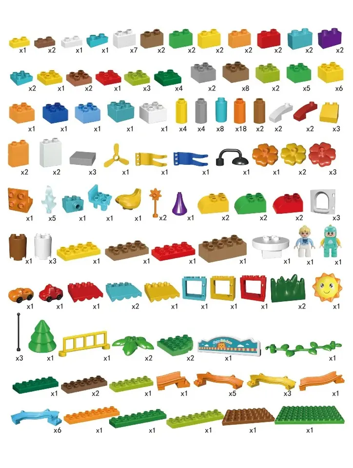 Детская игрушка Feelo Bulding Blocks 1626A-1 (211) + 1 платформа (3)