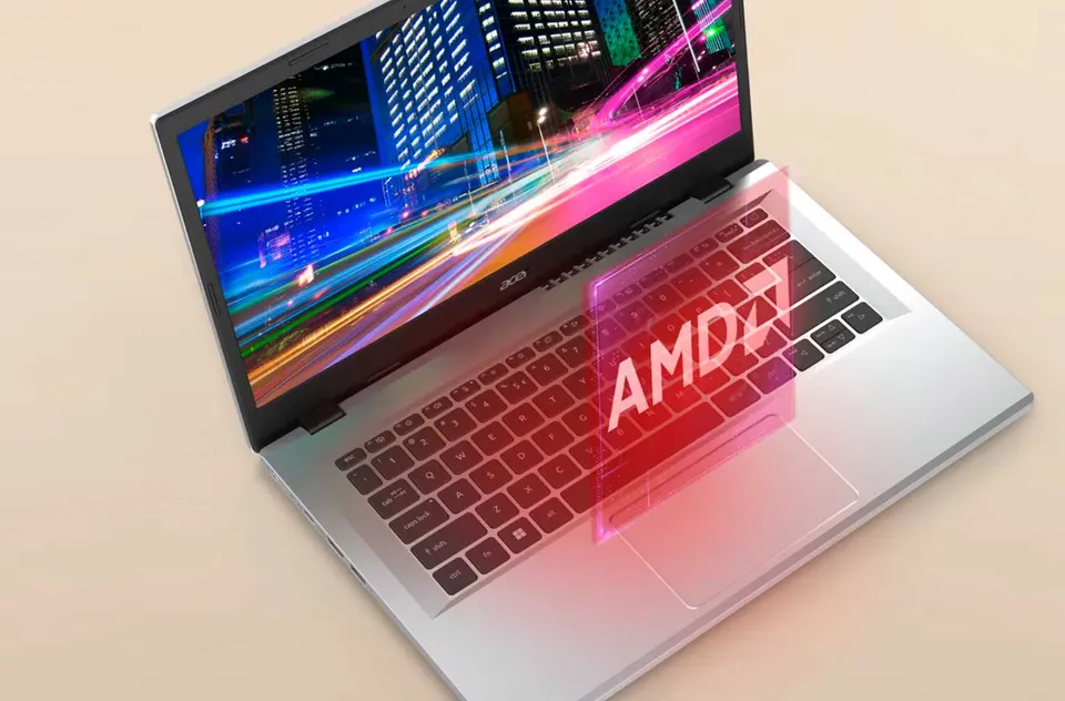Ноутбук Acer Aspire A325 15.6" IPS AMD Ryzen 5 7430U/ AMD Radeon Graphics (16GB+512GB SSD) (2)