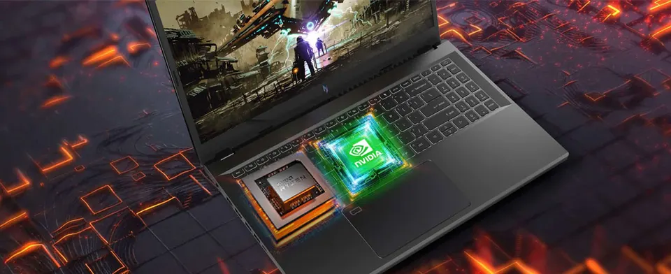 Ноутбук Acer Nitro V 15 15.6" 144Hz AMD Ryzen 7 7735HS/ Nvidia Geforce RTX 4060 8GB (16+1000GB SSD) WIN 11 (2)