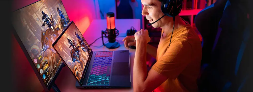 Ноутбук Acer Nitro V 16 AI ANV16-61-R0YW 16" WUXGA IPS 180Hz / AMD Ryzen AI 7 350 / NVIDIA GeForce RTX 5060 8GB (16GB + 1TB SSD) Win 11 (3)