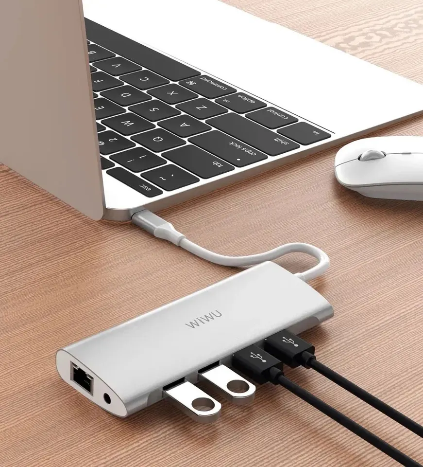 Адаптер-переходник Wiwu Alpha Type-C to 11 in 1 USB-C Hub (A11 in 1) (1)