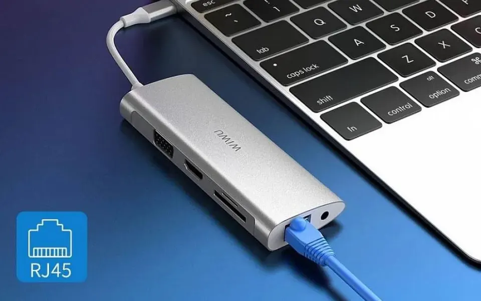Адаптер-переходник Wiwu Alpha Type-C to 11 in 1 USB-C Hub (A11 in 1) (2)