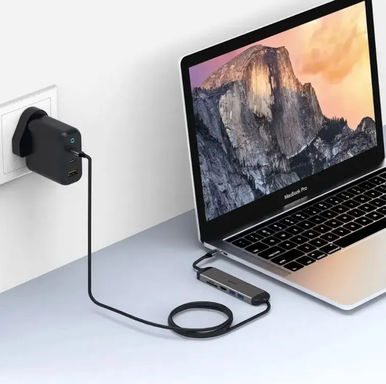 Адаптер-переходник Wiwu Alpha 5 in 1 USB-C Hub A521H (2)