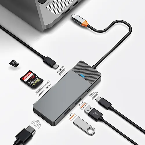 Адаптер-переходник Wiwu Linker 7 in 1 USB-C HUB A721HD (1)