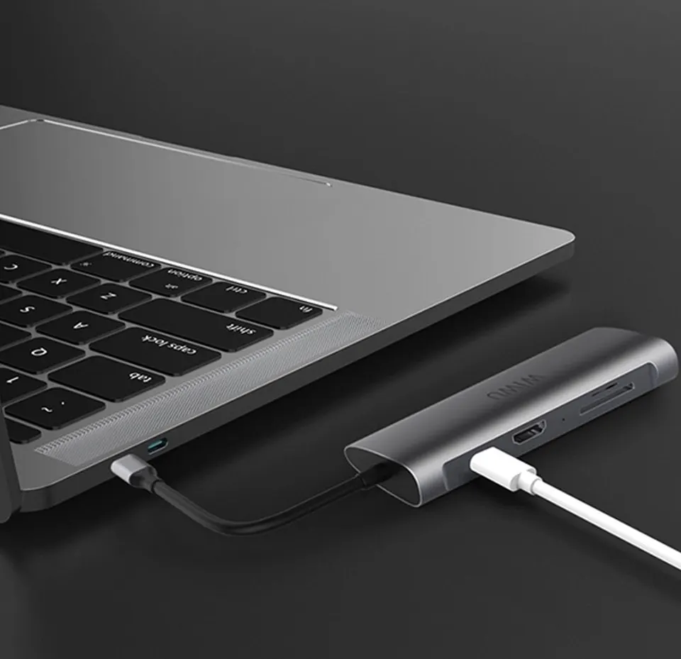 Адаптер-переходник Wiwu Alpha 7 in 1 USB-C Hub A731HP (3)