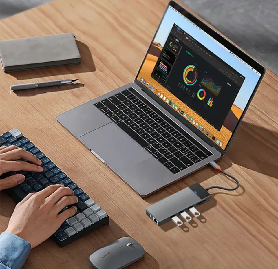 Адаптер-переходник Wiwu Linker 12 in 1 USB-C Hub (3)