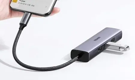 Универсальный адаптер UGreen Dock Adapter 20917 (CM475/USB-C) (3)