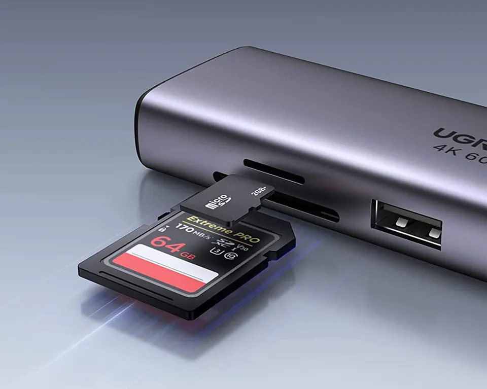 Универсальный адаптер UGreen Dock Adapter 7 в 1 4K (CM512/60515) (6)