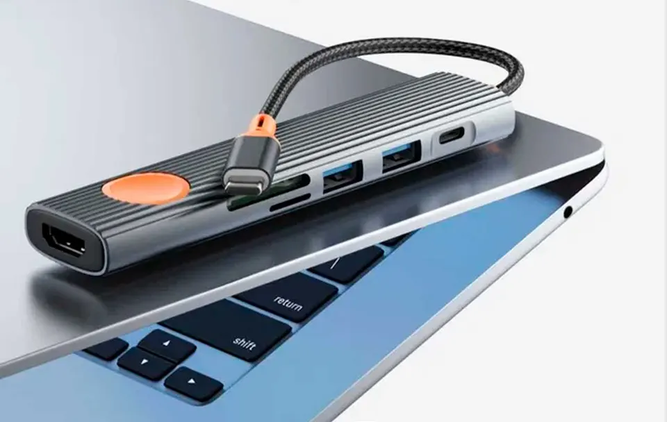 Адаптер-переходник Wiwu Wi-HB007 Travelling 7in1 USB-C Hub (1)