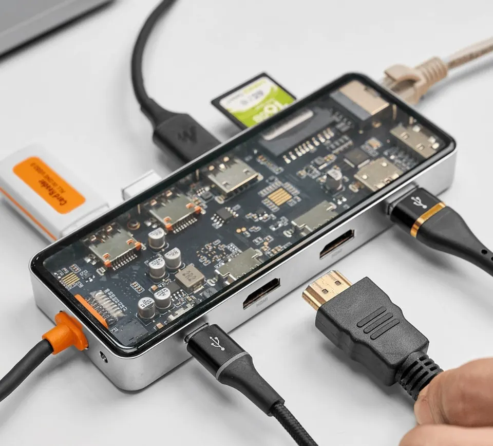Адаптер-переходник Wiwu Cyber Hub 12 in 1 USB-C Hub (2)