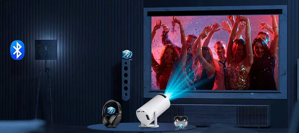 Проектор MagCubic HY300 Pro+ | Native 720P | 200 ANSI | Android 11 | 1GB+8GB | Wi-Fi 6 | BT 5.0 | HDMI, USB, AV (2)
