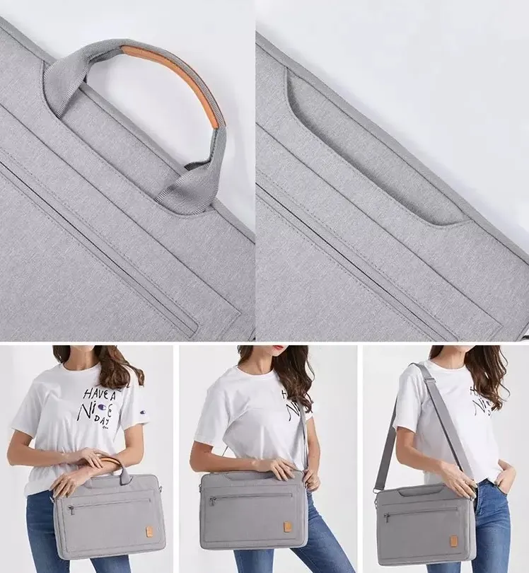 Сумка для ноутбука WIwu Pioneer Shoulder Exclusive Designed 14" (3)