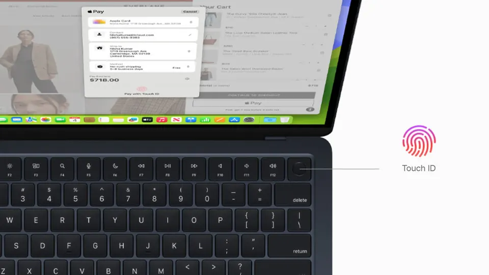 Ноутбук Apple MacBook Air 13" 2024 M3 8‑core CPU/10‑core GPU (16GB+512GB SSD) (10)