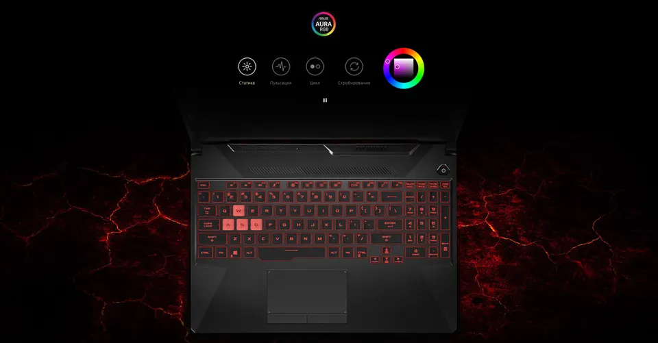 Ноутбук ASUS TUF Gaming 16" AMD Ryzen 7-7445HS / NVIDIA GeForce RTX 4050 6GB (16GB + 512GB SSD) DOS (6)