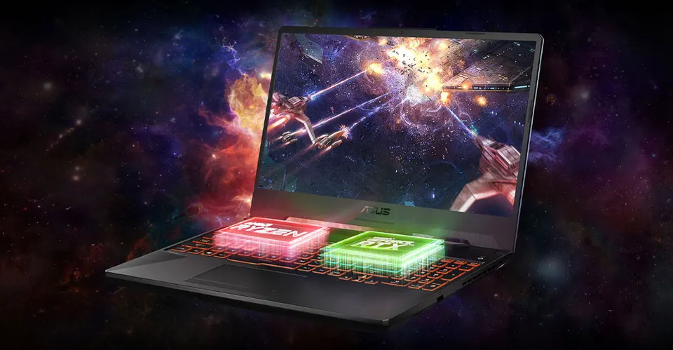 Ноутбук ASUS TUF Gaming 16" AMD Ryzen 7-7445HS / NVIDIA GeForce RTX 4050 6GB (16GB + 512GB SSD) DOS (2)