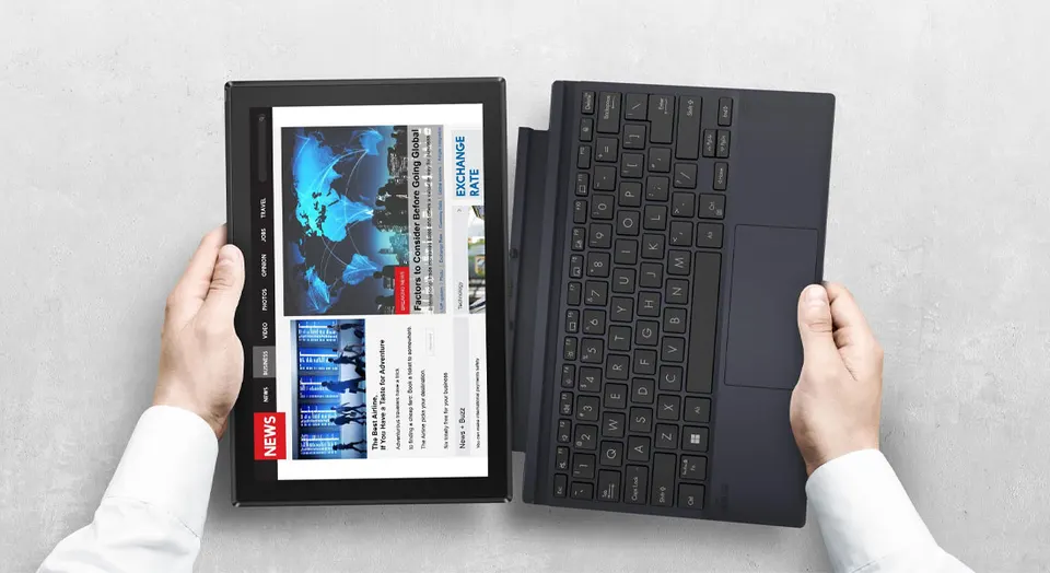 Ноутбук ASUS ExpertBook B3 10.5" WUXGA Qualcom 7C Gen2 (8GB+128GB EMMC) WIN11 Keyboard (3)