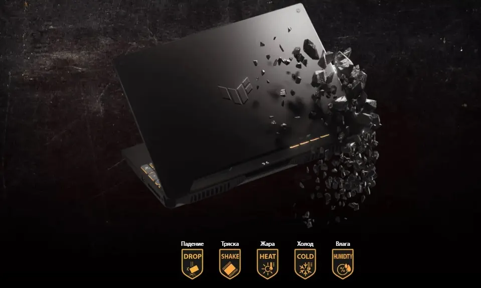 Ноутбук Asus TUF Gaming 15.6" 144Hz AMD Ryzen 5 7535HS/ Nvidia Geforce RTX4060 8GB (16GB+512GB SSD) (9)