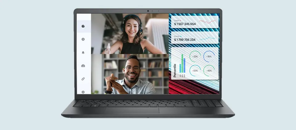 Ноутбук Dell Vostro 3520 15.6" Intel Core i3-1215U 12th Gen/ Intel UHD Graphics (8GB+512GB SSD) (1)