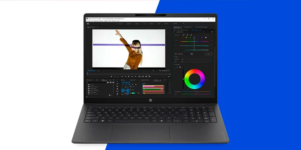 Ноутбук HP OmniBook 3 Laptop 16-BY0205DX 2026 16” IPS Touch 2K (1920×1200) AMD Ryzen 5 40 APU / AMD Radeon Graphics (16GB + 256GB SSD) Win11, ENG KB (2)