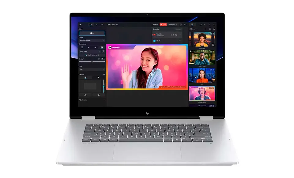 Ноутбук HP OmniBook 7 Flip 16 16.0” WUXGA 2K IPS Touch x360 Intel Core Ultra 5-226V / Intel Arc 130V Graphics (16GB + 512GB SSD) Win11, Stylus Pen (4)